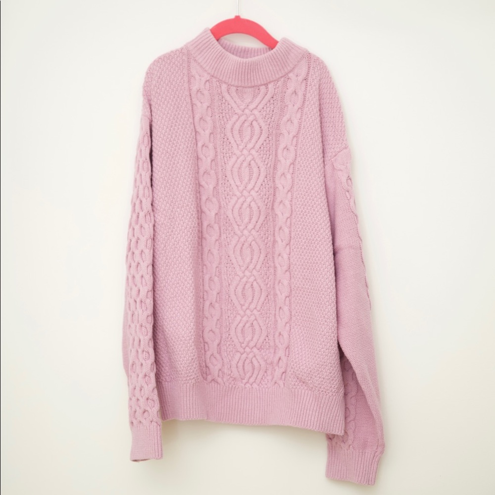 Lavender knit sweater from Urban Outfitters - Picture 3 of 5